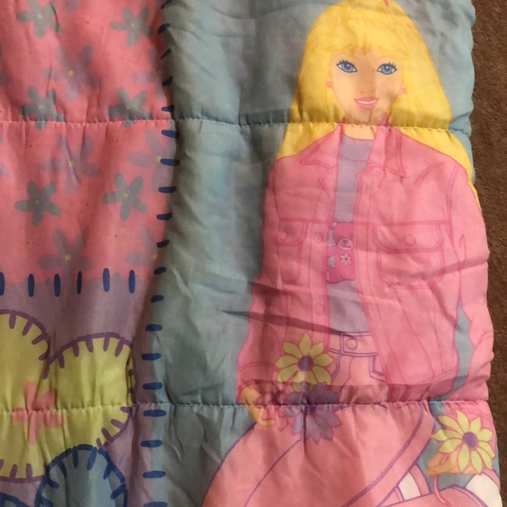 Vintage 1999 Mattel Barbie Sleeping Bag - Picture 3 of 4